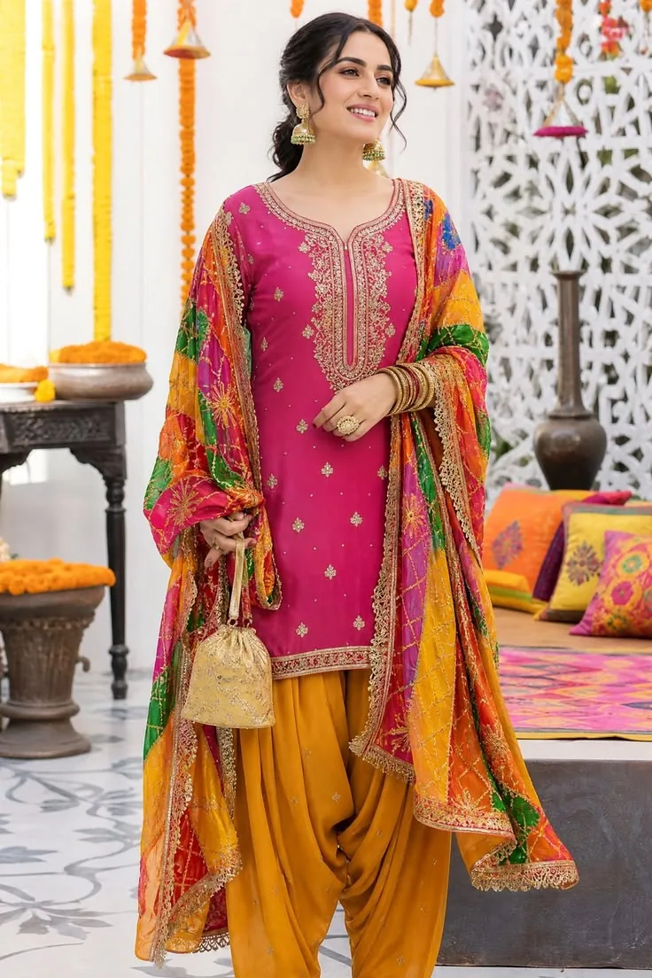 Wedding salwar suit design