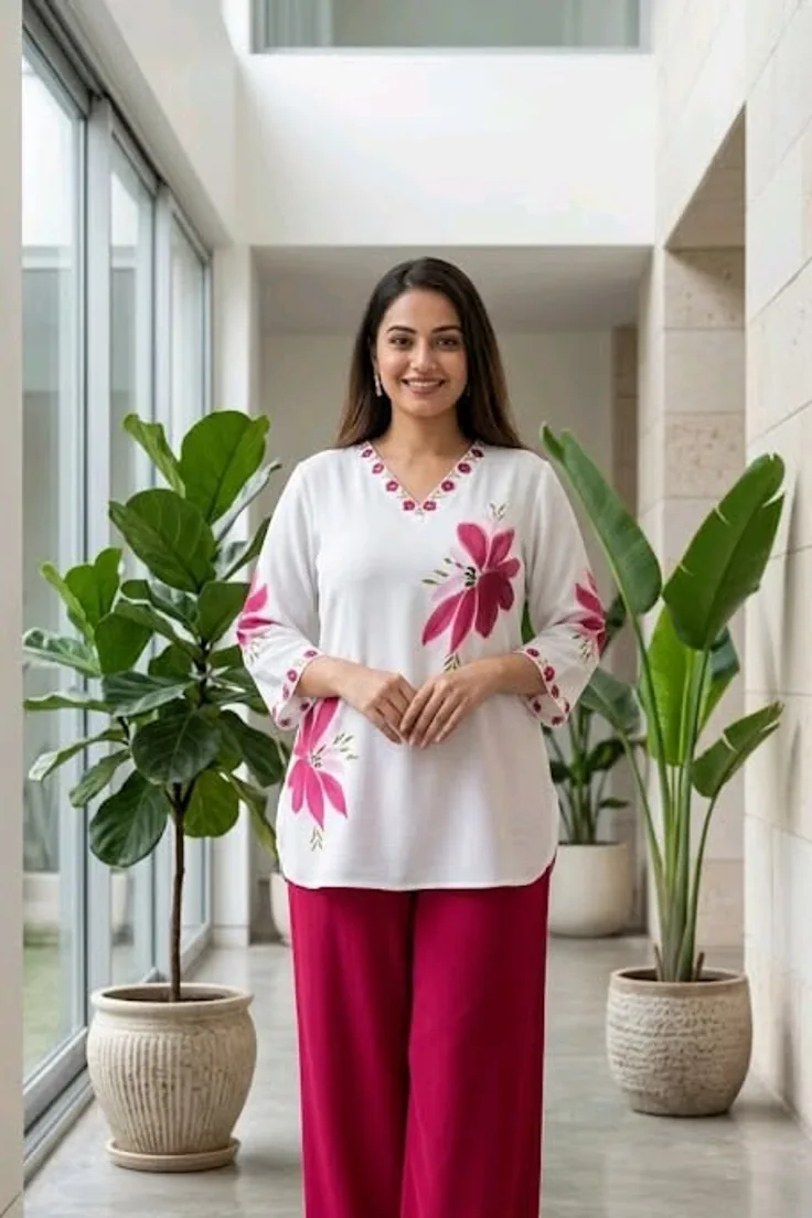 Rozland floral fit and flare dress