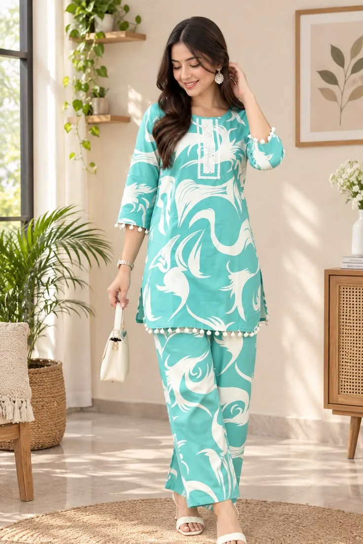 Handcrafted women best co-ord set